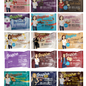 Inspire Single Serve Protein Powder by Bariatric Eating - 20 Flavor Variety Pack!