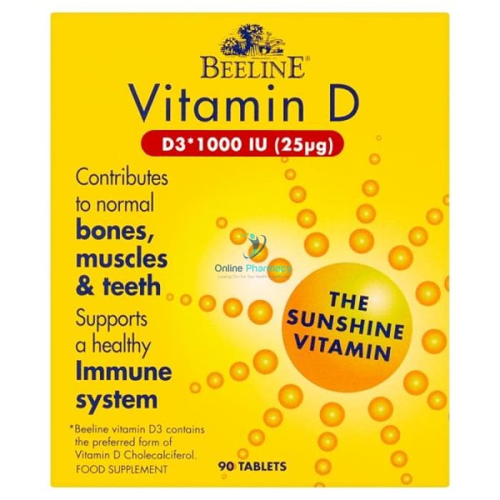 Beeline Vitamin D3 Tablets - 90 Pack