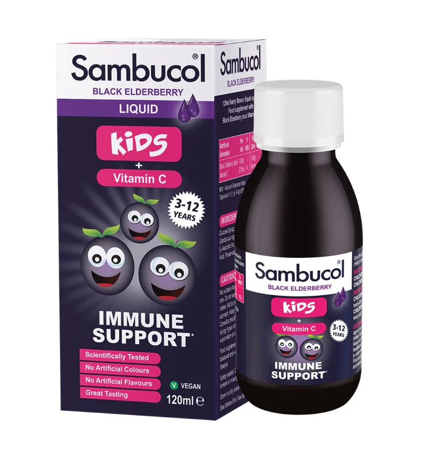 Sambucol Black Elderberry Liquid Kids - 120ml