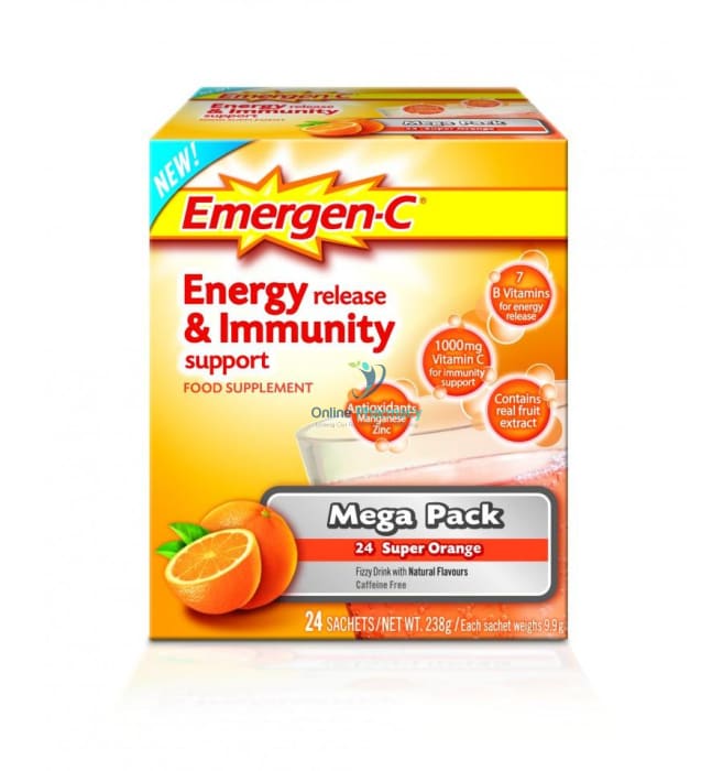 Emergen-C Super Orange Mega Pack - 24 Sachets